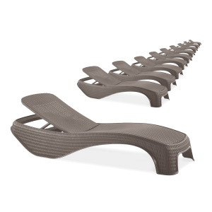 zestaw leżaków pacific capuccino 10szt