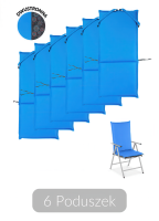 Komplet poduszek ogrodowych - 6szt - Lazur Orchid - MOODME