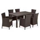 Komplet ogrodowy IOWA/MELODY 6+1 Brown - KETER