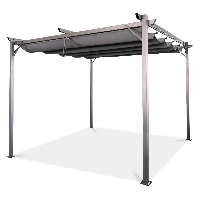 Pergola na taras SPRINT 3x3 Anthracite/Grey - HARDMAISTER