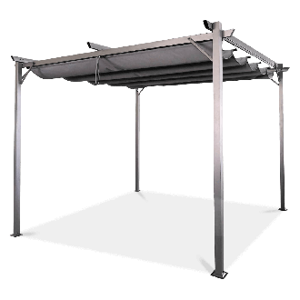 Pergola na taras SPRINT 3x3 Anthracite/Grey - HARDMAISTER