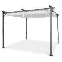 Pergola na taras SPRINT 3x3 Anthracite/White - HARDMAISTER