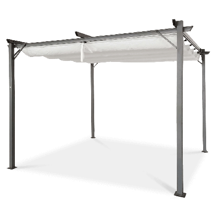Pergola na taras SPRINT 3x3 Anthracite/White - HARDMAISTER