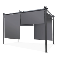 Zadaszenie na taras SPRINT PLUS 3x4 Anthracite/Grey - HARDMAISTER