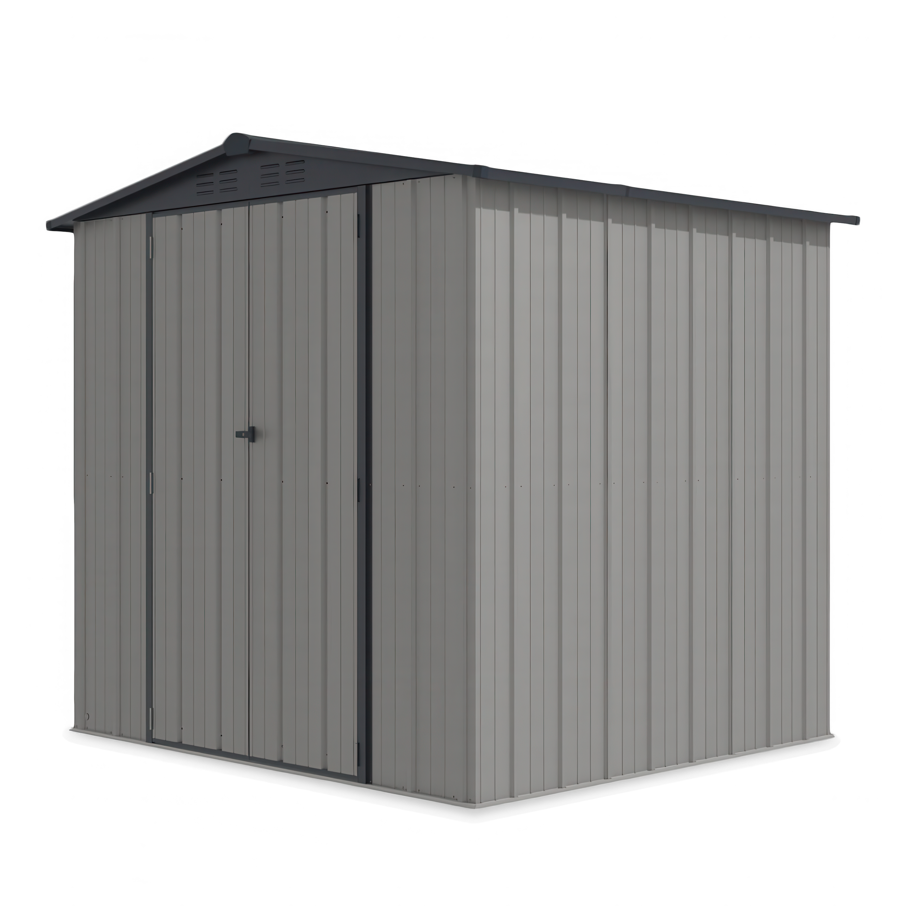 Domek ogrodowy na narzędzia RICHMOND 228x202cm Grey + lampka - HARDMAISTER