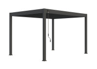 Solidna i trwała pergola ogrodowa na taras ELEGANCE 3x4 Anthracite - Gutroof