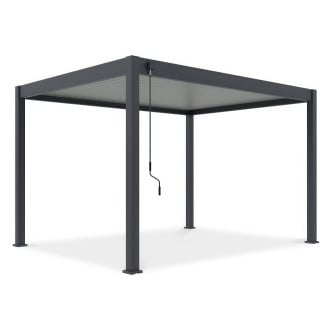 Pergola ogrodowa na taras ELEGANCE 3x4 Anthracite/Light Grey - Gutroof