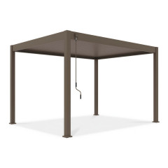 Pergola ogrodowa na taras ELEGANCE 3x4 Taupe - Gutroof