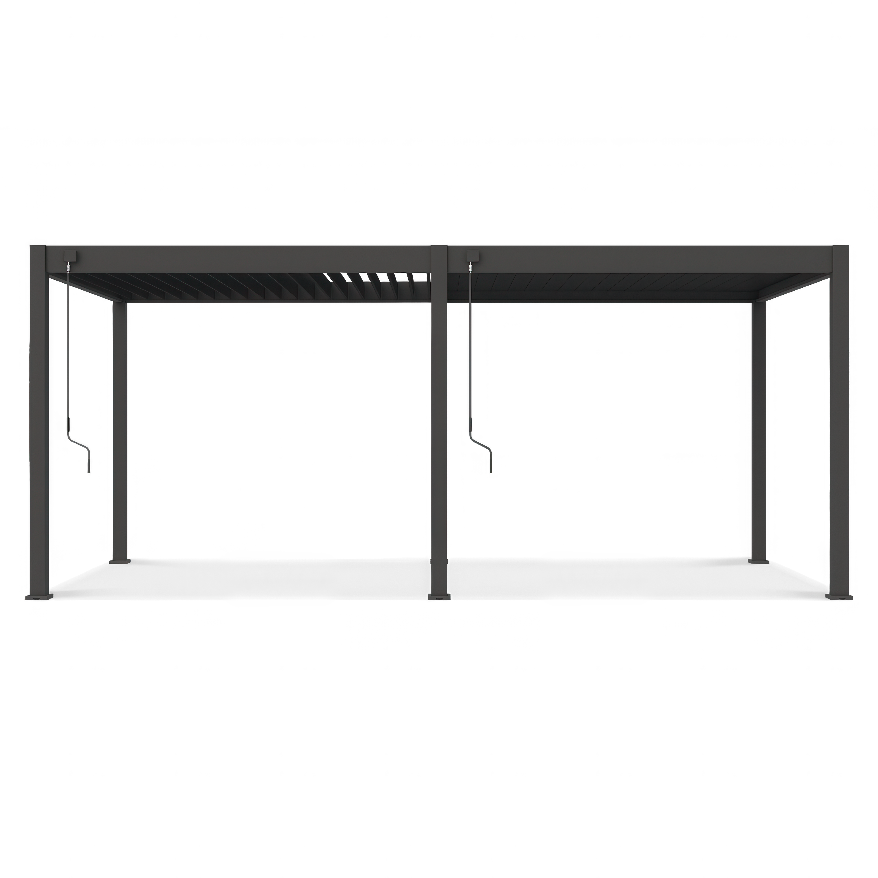 Pergola aluminiowa na ogród ELEGANCE 3x6 Anthracite - Gutroof