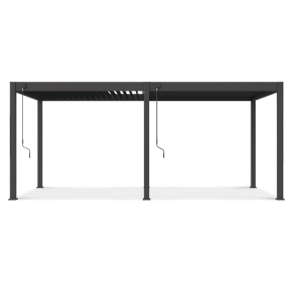 Prz&oacute;d pergoli ogrodowej ELEGANCE 3x6 Anthracite - Gutroof
