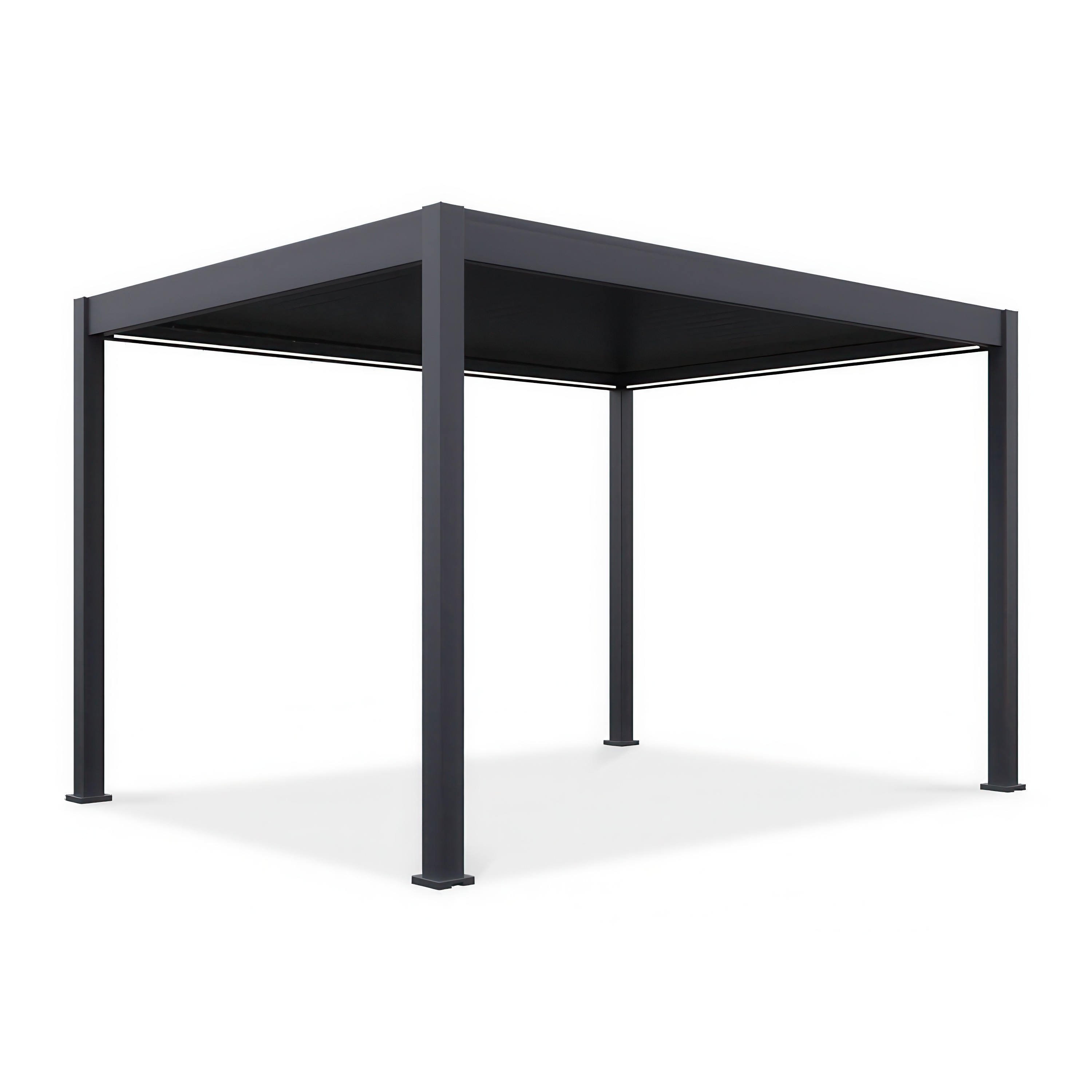 Pergola automatyczna ELEGANCE AUTOMATIC 3x4 z oświetleniem LED Anthracite - Gutroof