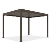 Pergola automatyczna ELEGANCE AUTOMATIC 3x4 z oświetleniem LED Taupe - Gutroof