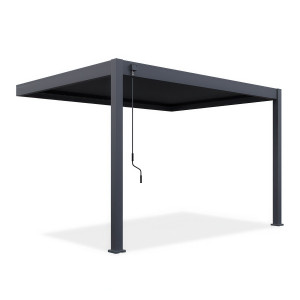 Przyścienna pergola ELEGANCE WALL 3x4 Anthracite - Gutroof