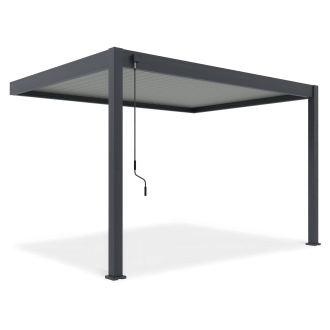 Pergola ELEGANCE WALL 3x4 Anthracite/Light Grey