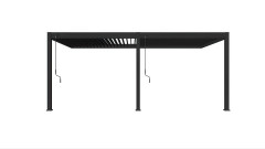 Przyścienna pergola ELEGANCE WALL 3x6 Anthracite - Gutroof