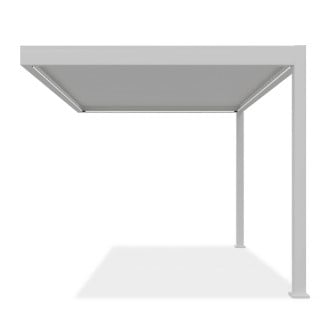 Bok automatycznej pergoli przyściennej elegance wall 3x4m