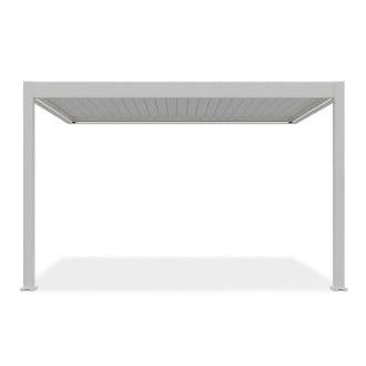Przód automatycznej pergoli przyściennej elegance wall 3x4m