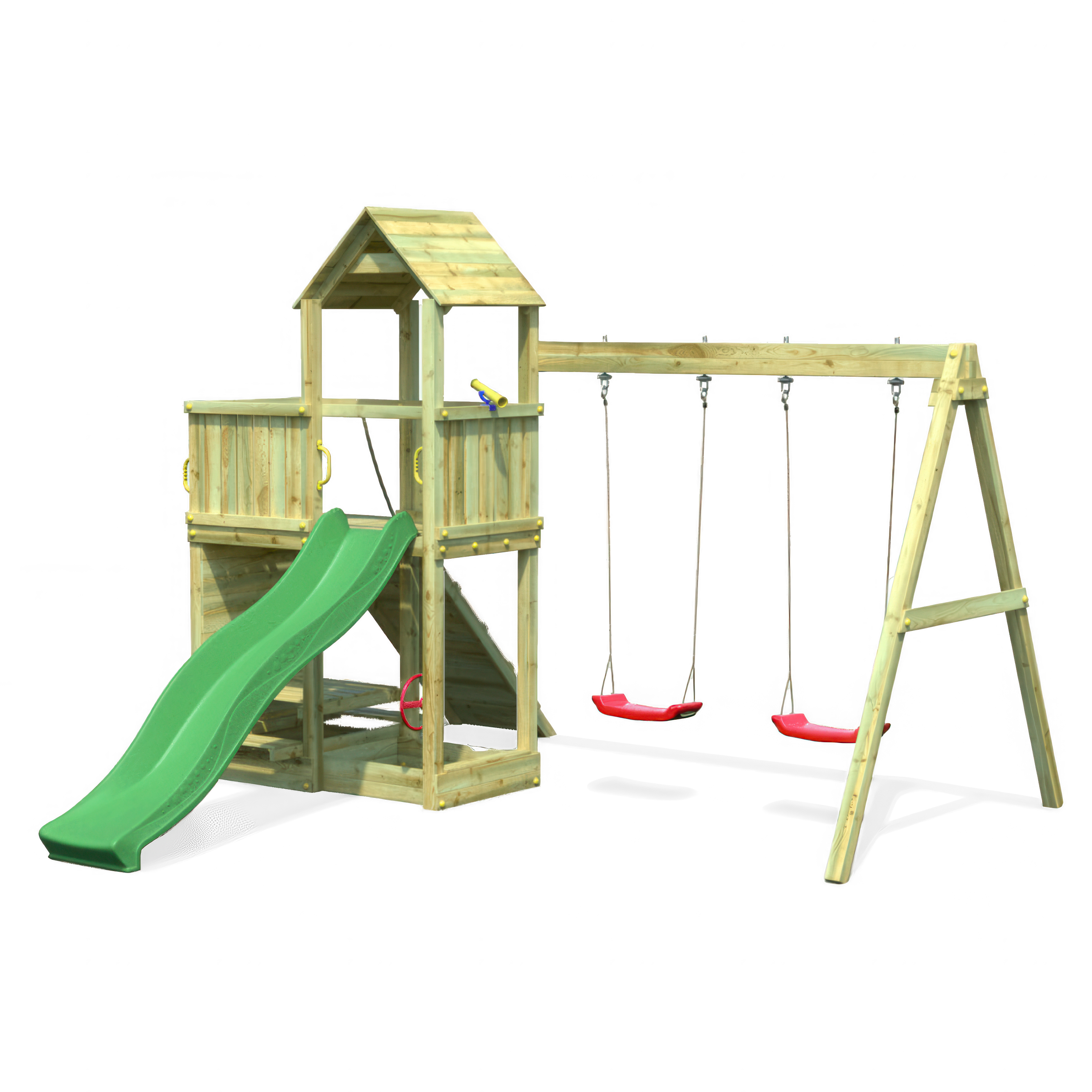 Plac zabaw dla dzieci Fungoo Floppi z drewna