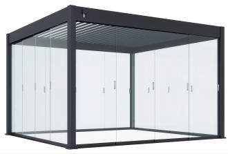 PANEL SZKLANY PRZESUWNY 3.6M+4M Gutroof