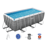 Naziemny basen z zestawem Power Steel 4,1 x 2 x 1,22 m - BESTWAY 56722