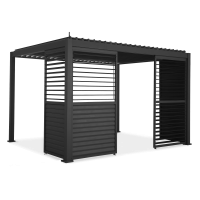 Panel do pergoli PREMIUM 4m anthracite, regulowany - GUTROOF