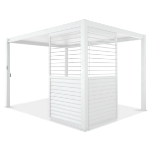 Regulowany panel żaluzjowy do pergoli PREMIUM 3m, white - GUTROOF