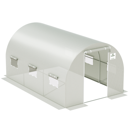 Biały tunel na uprawy 3 sekcyjny: 2,5x4x2 - 10m2 - Cultivo