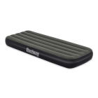 Materac jednoosobowy Bestway w kolorze szaro-czarnym – widok produktu na białym tle.