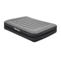 Materac z powłoką antybakteryjną i pompką TRITECH QUEEN 2x1,5m - Bestway 67403