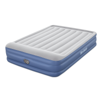Materac dmuchany Queen 2x1,5 m z wbudowaną pompką - BESTWAY 67630