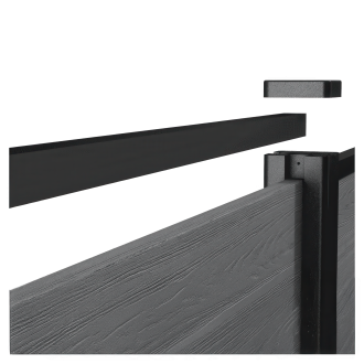 Zestaw aluminiowych relingów do ogrodzenia - Keter