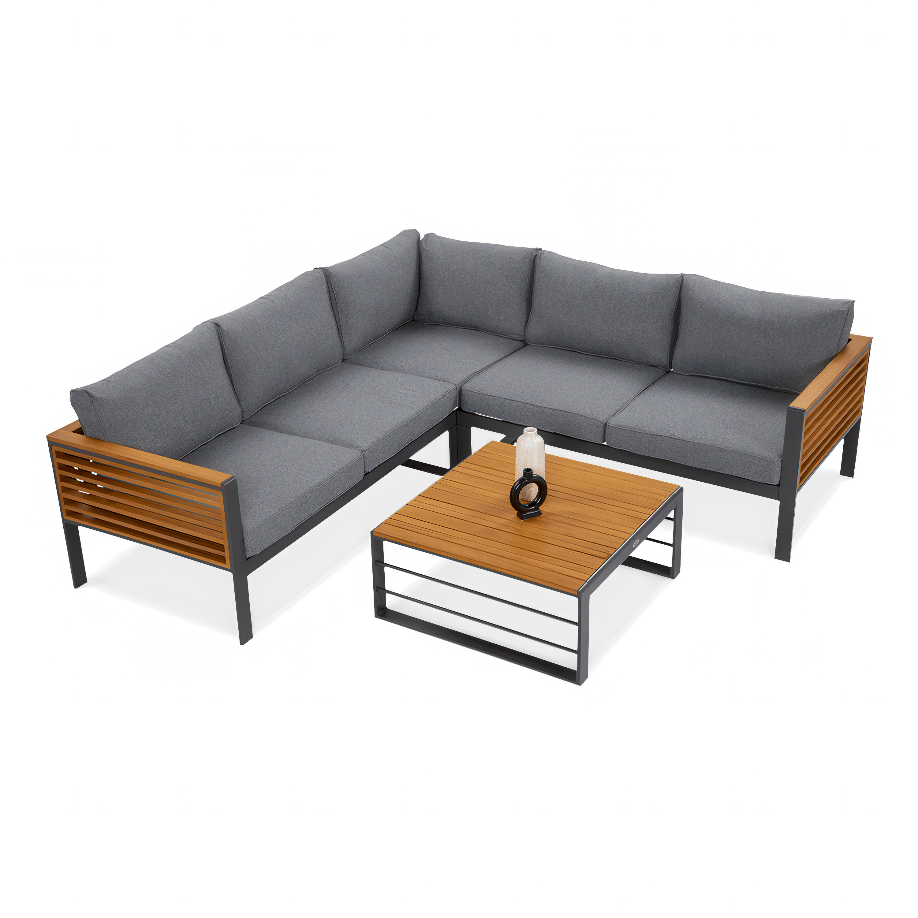 narożnik z aluminium kolor ciemny szary