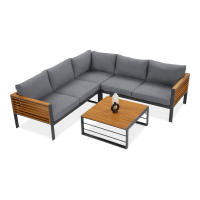 Narożnik z aluminium RUBICON Dark Grey - FOCUS GARDEN