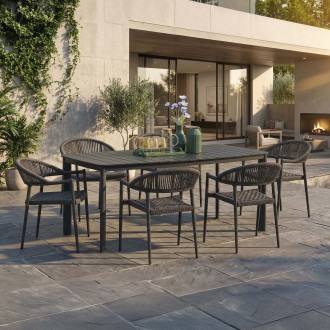 Meble ogrodowe Bologna Brown na taras