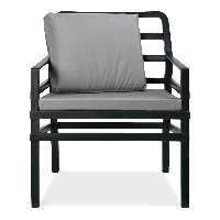 Fotel Nardi ARIA Antracite Acrilico Grigio