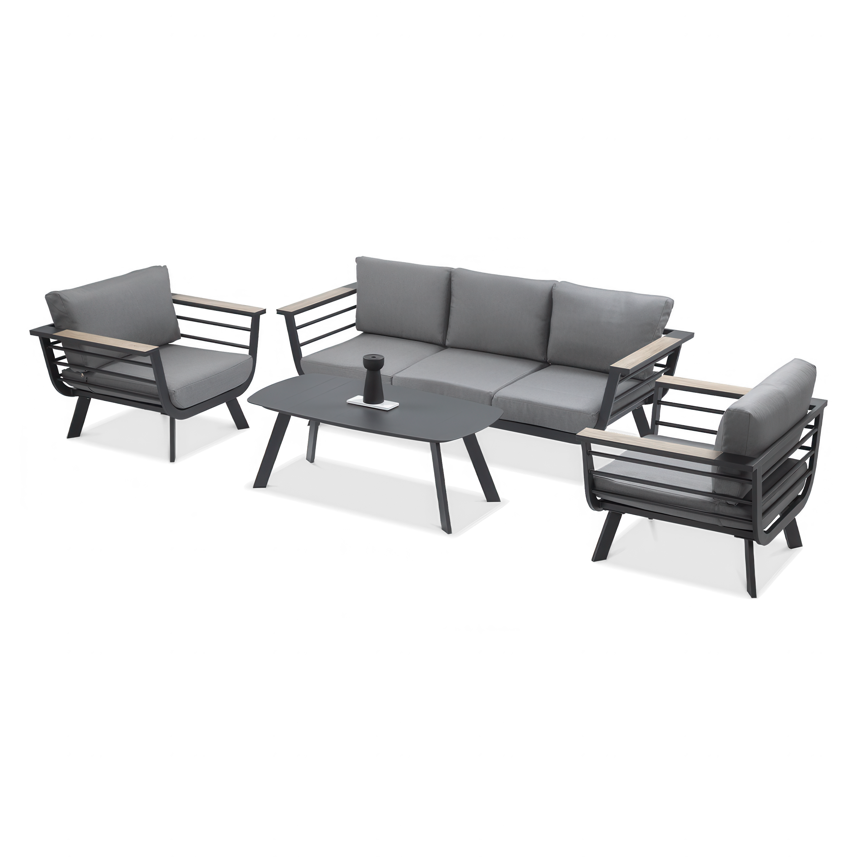 Zestaw ogrodowy ASPEN CAFFE Grey - Furrore