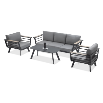 Zestaw ogrodowy ASPEN CAFFE Grey - Furrore