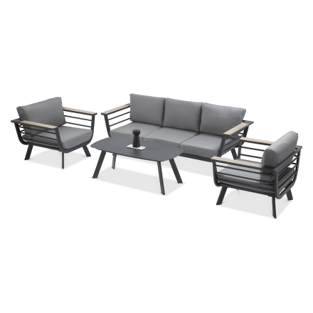 Zestaw ogrodowy ASPEN CAFFE Grey - Furrore