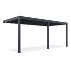 Automatyczna pergola przyścienna z oświetleniem LED ELEGANCE WALL AUTOMATIC 3x6 Anthracite - Gutroof