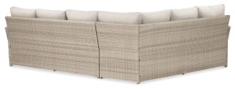 Tył narożnika technorattan SALO Beige