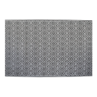 dywan balkonowy zewnętrzny w czarnym wzorze