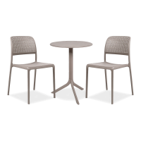 Zestaw Nardi BORA BISTROT/STEP 2+1 Tortora