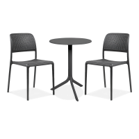 Zestaw Nardi BORA BISTROT/SPRITZ 2+1 Antracite