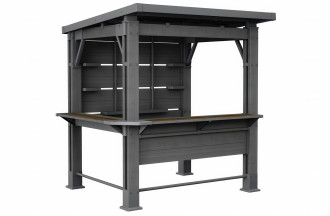 Bar Gazebo BAR OGRODOWY Graphite Keter