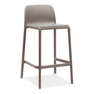 brązowy stołek barowy do ogrodu