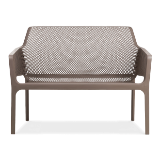 ławka balkonowa brązowa