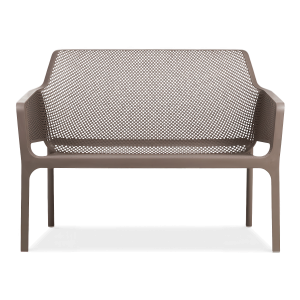 ławka balkonowa brązowa