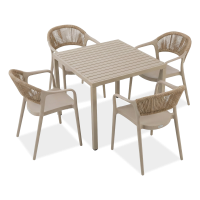 Zestaw ogrodowy TESSA/BRIS Beige – Bjørkka