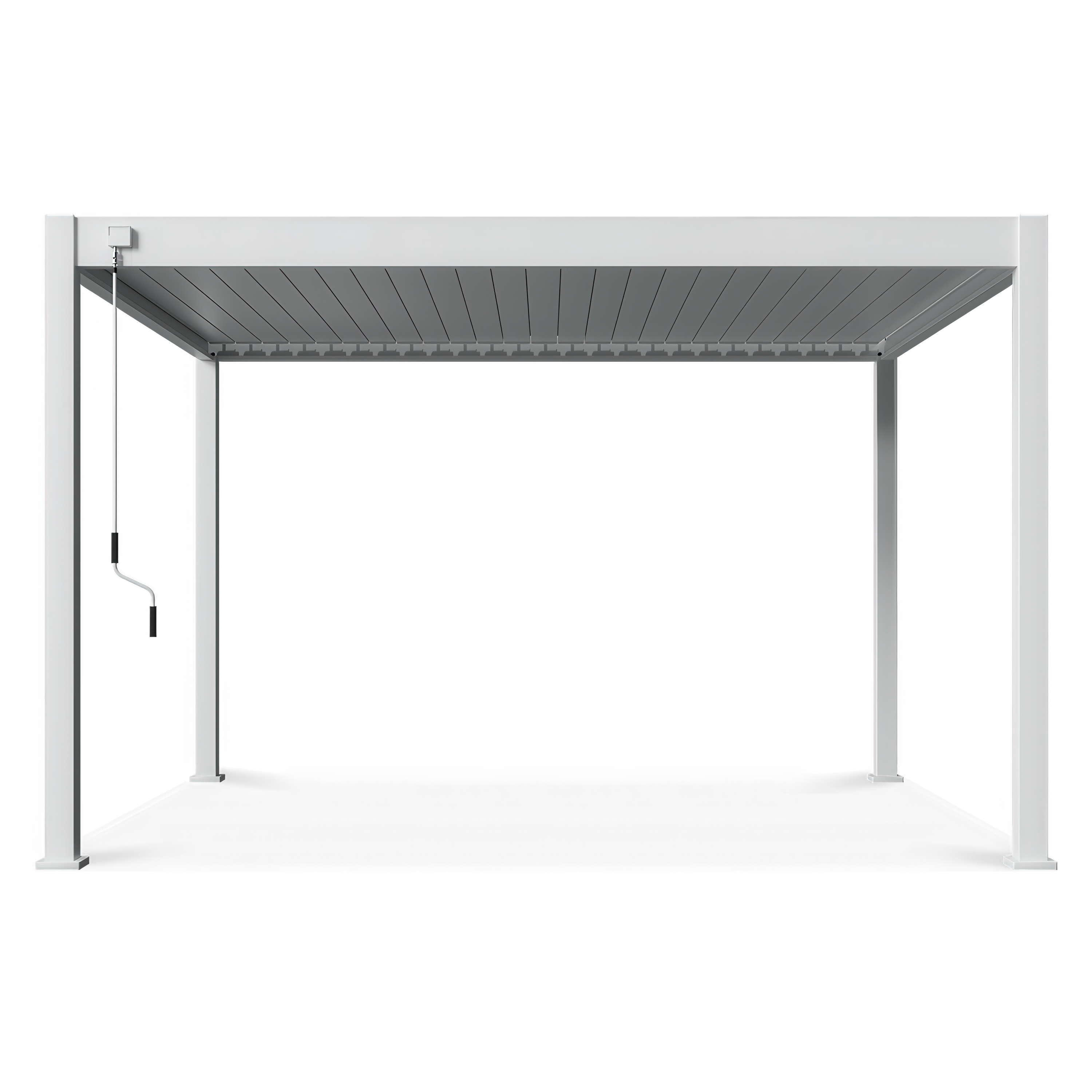 Pergola aluminiowa na taras DELUXE 3,6x4 biała  - Gutroof