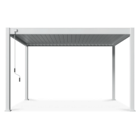 Pergola aluminiowa na taras DELUXE 3,6x4 White - Gutroof